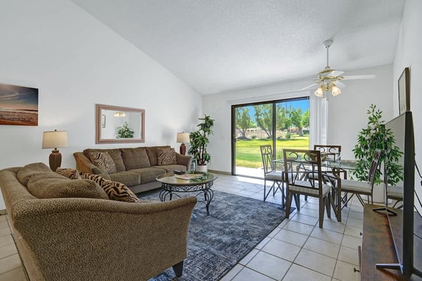 LIVING SPACE AND DINING SPACE CONTINUED